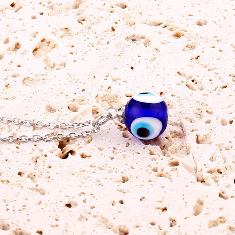 Blue Evil Eye Protection Necklace