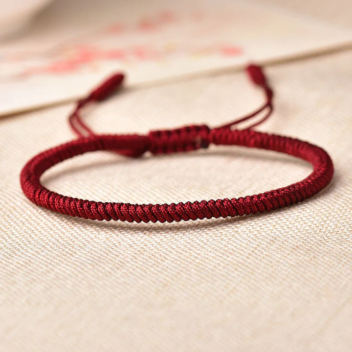 Tibetan Buddhist Knot Lucky Rope Bracelet