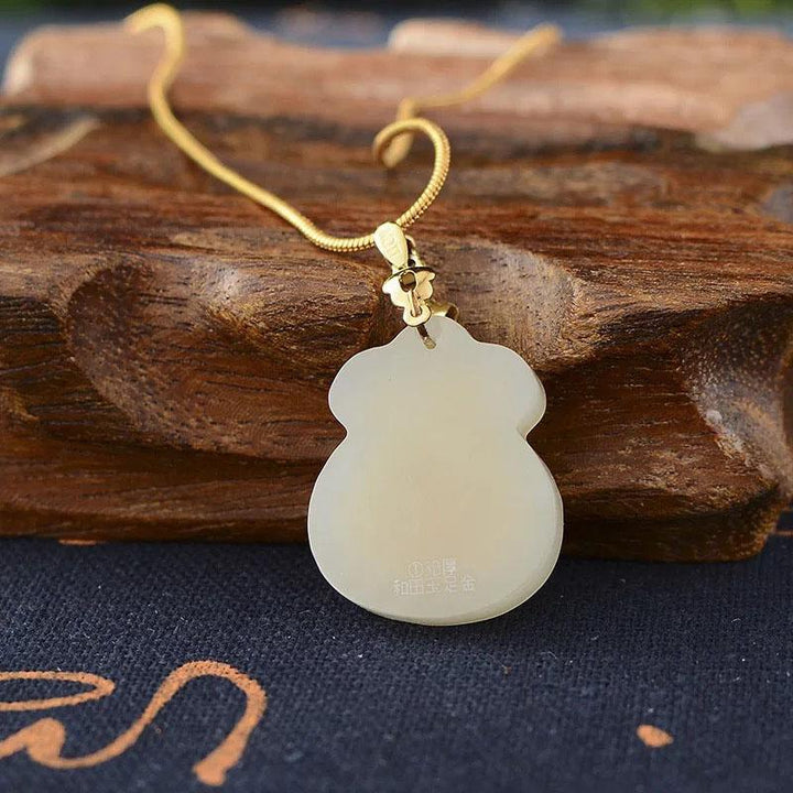 Jade Money Bag Necklace - Feng Shui Wealth Activator