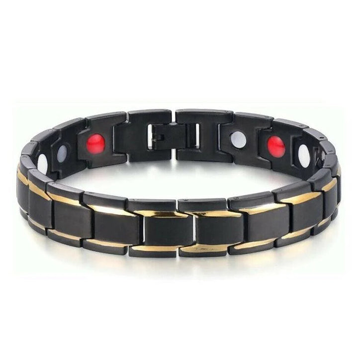 Magnetic Therapy Bracelets - Black, Silver, Gold