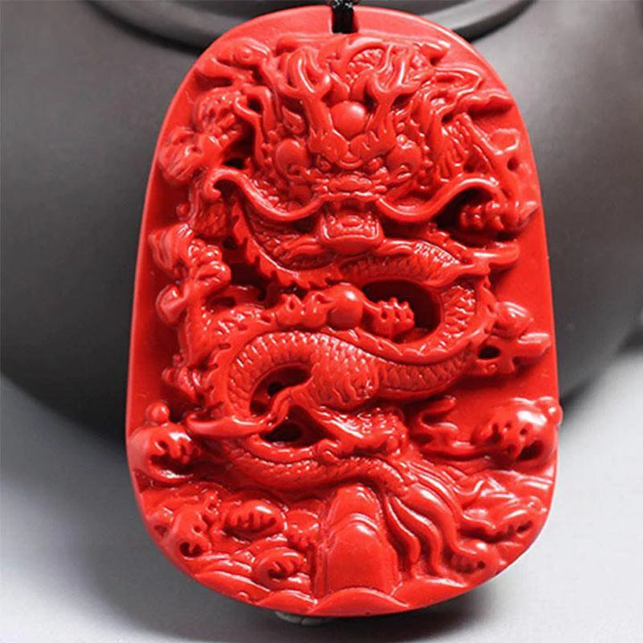 Red Dragon Necklace - Luck & Abundance