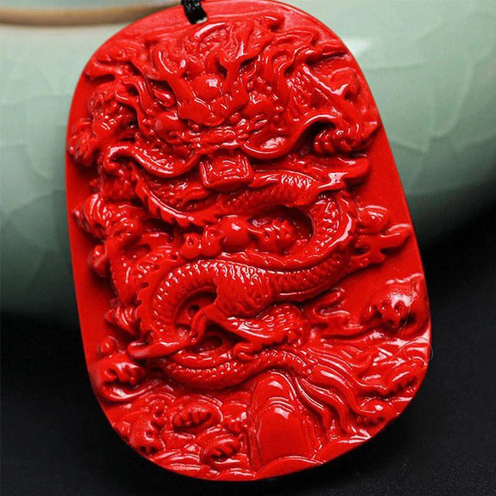 Red Dragon Necklace - Luck & Abundance